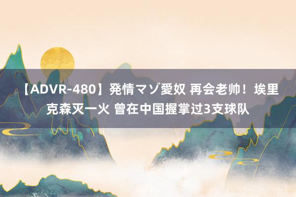 【ADVR-480】発情マゾ愛奴 再会老帅！埃里克森灭一火 曾在中国握掌过3支球队