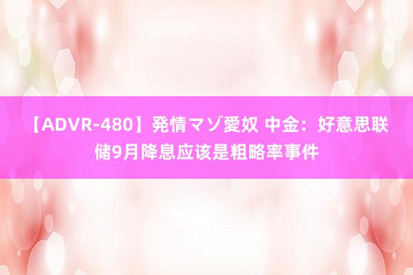 【ADVR-480】発情マゾ愛奴 中金：好意思联储9月降息应该是粗略率事件